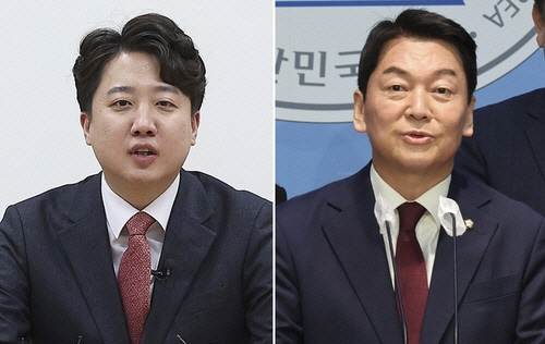 국민의힘 이준석 전 대표와 안철수 의원. [연합뉴스]